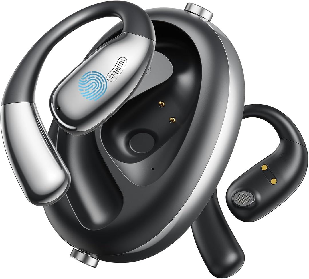 ai Translation Earbuds Translator Earphones Real Time with AI App Supporting 145 Languages, Clear Sound Quality Long Battery Life, Ergonomic Design, Perfect for Travel, Study, Business (Black)