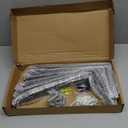 WEKIS 12 Inch Heavy Duty Floating Shelf Bracket, Wall Mounting Industrial Black Shelf Brackets, 1/5 Inch Thick Iron Metal Brackets for Shelves 6 Packs