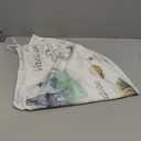 Blueangle 35.4Inch Travel Landscape Pattern Christmas Tree Skirt Large Round Tree Skirt Polyester Christmas Tree Skirt Christmas Decorations