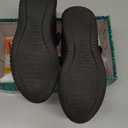 JABASIC Girl's Mary Jane School Uniform Shoes (3, Black PU)