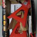 BIG RED T43006 Torin Steel Jack Stands (Fits: SUVs and Extended Height Trucks): 3 Ton (6,000 lb) Capacity, Red, 1 Pair