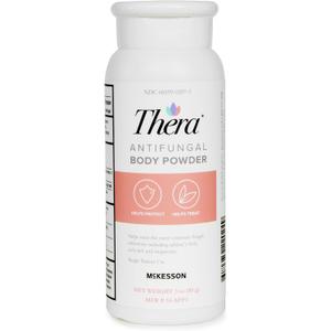 Thera Antifungal Body Powder, 2% Strength - Relief for Athlete's Foot, Jock Itch, Ringworm - 3 oz (3 Ounce (Pack of 1))