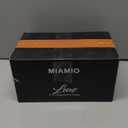 MIAMIO  11 Oz., Set of 4 Ceramic Tea Cup and Saucer Bamboo/Tea Mug - Wide Cappuccino Cup, Coffee Cups Ceramic Mug for Cappuccino, Latte, Espresso & Americano - Luxe Collection (Classic Pastel)