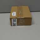 JUXYES Set of 2 Wall Hanging Brass Photo Frames for Pressed Flowers, Double Glass Hanging Picture Artwork Display Frame, Gold Floating Style Gallery Wall Frame for Photo Picture Poster etc, 4x6 Inches (Black)