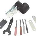 Dremel 1453 Chainsaw Sharpening Kit, Rotary Tool Accessory Set with Sharpening Angle Guide Attachment and Grinding Stones