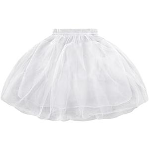 LULUSILK Girl’s Hoopless Petticoat Crinoline with 3 Layers, Kids Flower Girl Underskirt, L