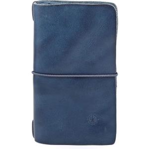 OLD TREND Genuine Leather Nomad Organizer Travel Wallet | Women's Wallet Clutch Passport Holder (Navy)