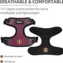 PUPTECK Dog Harness and Leash Set Small Sized, Step in No Pull Adjustable Puppy Cat Harness Reflective Pet Vest