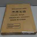 Bamboo Bed Tray Table with Foldable Legs, Breakfast Tray, Laptop Desk for Bed or Sofa,Serving,TV Table Kitchen, Eating,Working, Reading (Beige)