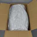 Mattress Topper King Size Viscose Derived from Bamboo, Thick Soft Pillow Top Mattress Pad Cover for Back Pain, Mattress Protector with 8-21 Inch Deep Pocket, White