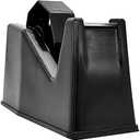 Tape Dispenser, Heat Press Tape Dispenser, Desk Heat Tape Dispenser 6.3 x 2.5 x 3.4 Inch, Holder Fits 1" and 3" Core (Black)
