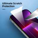 5 x NEW'C 4 Pack, 2 Pack for iPhone 13 Pro Screen Protector + 2 Pack Camera Lens Protector, Sensor Protection,Case Friendly Tempered Glass Film