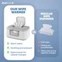 Jool Baby TinyBums Baby Wipe Warmer & Dispenser with LED Changing Light & On/Off Switch (Gray)