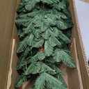 6 ft. Pre-Lit Artificial Christmas Tree, Slim Pencil PE Tree Holiday Decoration