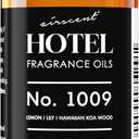 AirScent Hotel Diffuser Oil No. 1009 - Lemon Lily Hawaiian Koa Wood - Hotel Scent Dupe - Premium Fragrance Oil for Ultrasonic and Waterless Diffusers and Crafting - 30 mL, 1 fl oz Glass Bottle