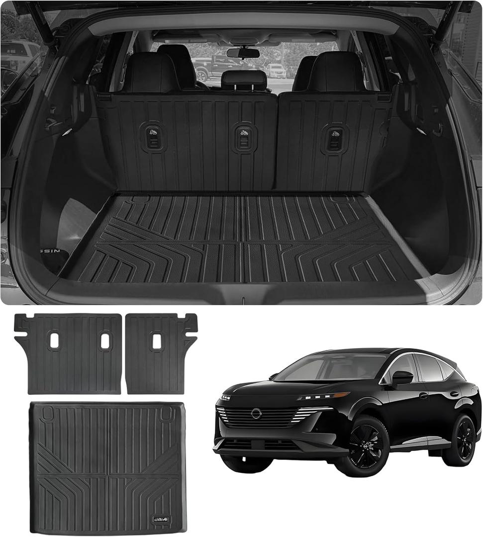 Cargo Liners with Backrest Protection for 2025 Nissan Murano TPE All Weather Protection Trunk Mat Covering The backrest Accessories