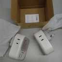 UK Adapters for Travel 2 Pack, TESSAN Type G US to UK Plug Adapter with 4 Outlets 3 USB Charger(1 USB C PD 20W), Power Adaptor for USA to Ireland Scotland Dubai Hong Kong England British Kenya London