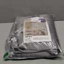 MIULEE 100% Blackout Room Divider Curtains, Extra Wide Ceiling Panel Sound Proof Thermal Insulated Privacy Drapes for Living Room Bedroom Patio, Ceiling Track, W100 x L84 Inch, Gray, 1 Panel (Grey)