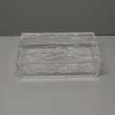 Empty Acrylic Mahjong Case only for 1.2"0.9"0.5" (30mm22mm12mm) American Mahjong Tiles, Transparent Display Box for 160 Tiles Only (Case Only)