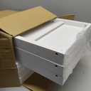 Bed Tray Table with Folding Legs, Bamboo Breakfast in Bed for Kitchen Serving Tray, Sofa, Eating, Used As Laptop Desk Snack Tray (6 Pack, White Color)