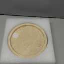 Woduelka Natural Round Marble Tray - 7.8" Travertine Marble Vanity Tray for Dresser, Bathroom, Decorative Jewelry Dish for Perfumes Rings Earrings Necklaces, Stone Tray for Home Décor, Beige