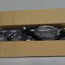 L Shaped Shower Curtain Rod - [39''-52.5''] x [71''-85''] Adjustable Corner Shower Curtain Rod, 90 Degree Black Shower Rod for Bathroom Bathtub, Clothing Store with 12 Ring Hooks & Ceiling Support