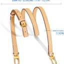 Vachetta Leather Replacement Adjustable Shoulder Strap for L V Handbag Replacement Bag Strap