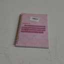Qnhij Preppy Coquette Pink Bow Christian Spiral Notebook 5.5x8.3, James 1:17 Bible Journaling, Religious Prayer Journal for Woman, Church Notes Notebook, Christian Scripture Journal