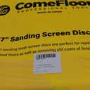 17” Sanding Screen Discs, Black Silicon Carbide Mesh Floor Sanding Screen for Wood Floors, Epoxy Maintenance, 100 Grit, 10-Pack