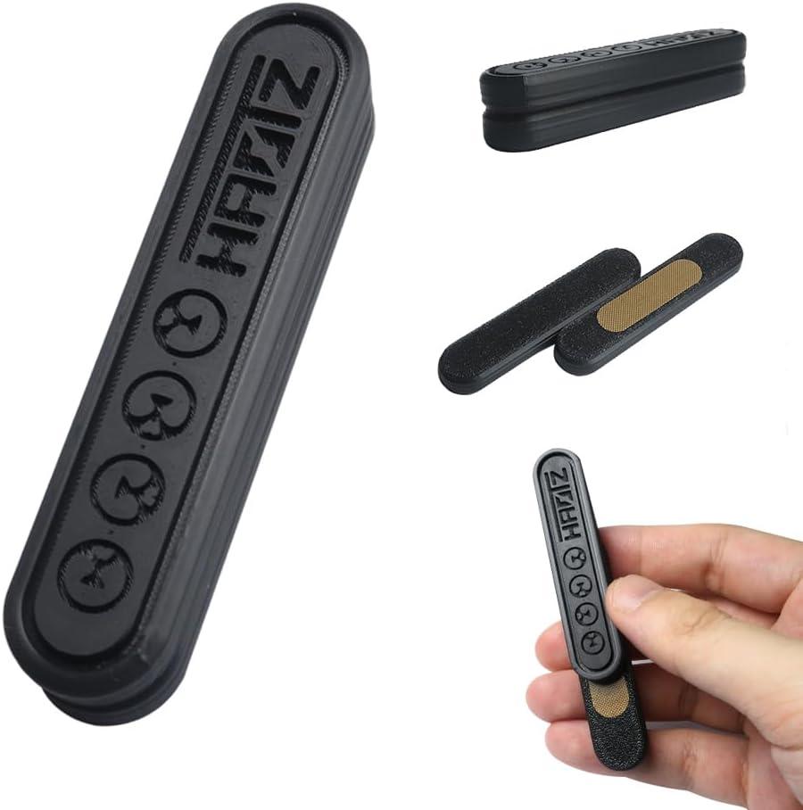 HAOTZEDC Magnetic Fidget Slider  Satisfying 3D Printed EDC Toy for Men & Adults  Small Haptic Clicker Desk Gadget for Anxiety & Focus