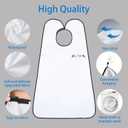 Beard Bib, Non-Stick Beard Apron, Waterproof Hair Trimming Catcher, Breathable Hair Catcher for Shaving, Premium Shaving Accessories for Men, Gifts for Men