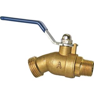 2pcs American Valve M71QT 1/2" Hose Bibb, 1/2 Inch, Brass