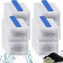 driamor 24 Pack PF-L Fish Tank Filter Cartridges Compatible with PF20, PF30, PF40 and PF75 Power Filters, Aquarium Large Carbon Filters Cartridge Replacement