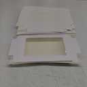 KGVZPT 50pcs 12x8x2.5 Inch Cookie Boxes with Window White Bakery Boxes Pastry Boxes,Treat Boxes Strawberry Boxes for Chocolate Covered Strawberries,Muffins