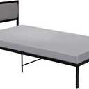 Cot Sheets 31" x 75", Cot Size Sheet Fitted with Narrow Twin/Camp Bunk/Rvs Bunk/Guest Beds/Army Cots/Trifold Mattress, Super Soft Breathable Microfiber Bed Cover, Bottom Sheet, Gray