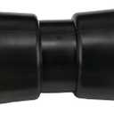 Heavy Duty Boat Trailer Roller, 4-3/5" 7-5/16" 9-1/4" 11-3/16" Rubber Boat Trailer Keel Roller Fits 5" 8" 10" 12" Wide Bracket, Black