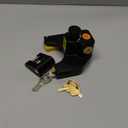 Trailer Hitch Locks Kit - Heavy-Duty Hitch Lock for 2" Couplers with Straight Lips, Anti-Theft Steel Core Lock with Keys for RV, Camper, Trailer, Boat, Caravan