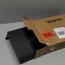 TEAMIX 2 Pack Monitor Stand Riser-20 inch, Black Desktop Stand for PC/TV/Laptop/Printer, Keyboard Shelf Organizer Wood Monitor Riser with Storage