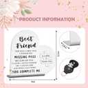 Best Friend Birthday Gifts for Women, Soul Sister Gifts for Women Best Friends, Soul Sister Plaque, Friendship Bff Bestie Gifts Decorative Signs GDW12