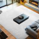 Fluffy 8x10 Area Rug Living Room: Shag White Area Rugs for Bedroom- Large Plush Soft Rugs for Living Room- Fuzzy Modern Carpets for Bedroom, Kids Room Decor (White, 8x10Feet)