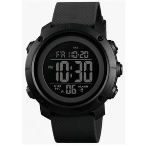 Digital Watch Sports Waterproof Military Back Light Small Watch for Men Black 1426