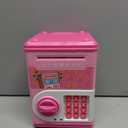 Pink Piggy Bank for Kids with Password Code Lock and Auto Grab Bill Slot, PhilaeEC Real Money Cash Coin Can Saving Box Electronic Money Safe Bank, Hot Gift for 4 7 8 9 10 11 Year Old Boys Girls