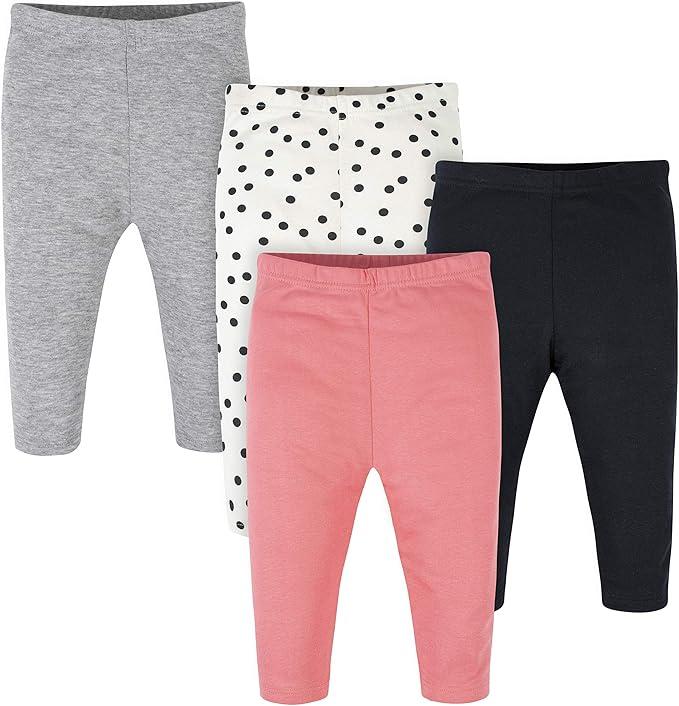 Onesies Brand Baby Girls' 4 Pack Pants Mix N Match 6-9 M