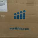 ECR4Kids Universal Rolling Cart with Canvas Organizer Bag, Mobile Storage, Chocolate/Sand