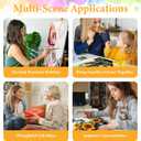 Okarina Paint by Numbers Kit for Adults Beginner, Adult Paint by Number Kits on Canvas, Green Plant DIY Acrylic Oil Painting by Numbers for Adults, Perfect for Home Wall Decor 16X16 Inch (HMOP25304)