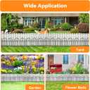 25 Pack Animal Barrier Fence, 35.42ft(L) x 21in(H) No Dig Garden Fence Panels with Decorative Arch Design for Dogs Rabbits, Rustproof Metal Garden Fencing for Outdoor, Lawn, Patio