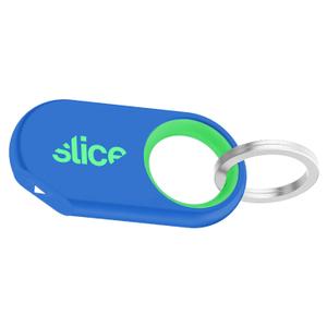 Slice Slicer Box Cutter | Ceramic Keychain Knife and Lightweight Micro Cutter | Lasts 11x Longer than Metal | Blue
