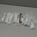 10 Pack Brushed Brass Cabinet Pulls 5-inch(128mm) Hole Center Kitchen Cabient Hardware Gold Cabinet Handles Drawer Pulls,Cabinet Pulls,Cupboards, Dressers and Square Solid Metal Hardware