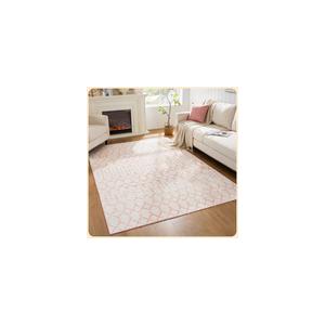 Istana 6x9 Area Rug - Pink Rugs For Living Room 6x9 - Foldable 6x9 Boho Rugs For Bedroom - Stain Resistant 6x9 Washable Rug