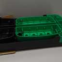 Fitvids Step Aerobic Platform, 31" Exercise Step with 3 levels Adjustable Height (Green Jasper)